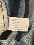 Chrome Hearts Levi's Blue Cross Patch Stencil Denim Jeans