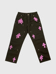 Chrome Hearts Cross Patch Carpenter Pants