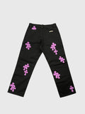 Chrome Hearts Cross Patch Carpenter Pants