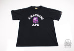 Bape Ape Head Tee "Purple Camo"