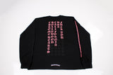 Chrome Hearts L/S "Pink Hollywood Logo"