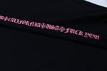 Chrome Hearts L/S "Pink Hollywood Logo"