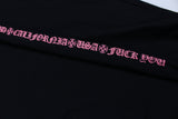 Chrome Hearts L/S "Pink Hollywood Logo"