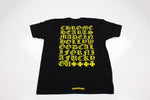 Chrome Hearts Tee "Yellow Hollywood Logo"