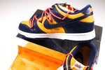 Nike Off-White Dunk Low "Gold/Navy"