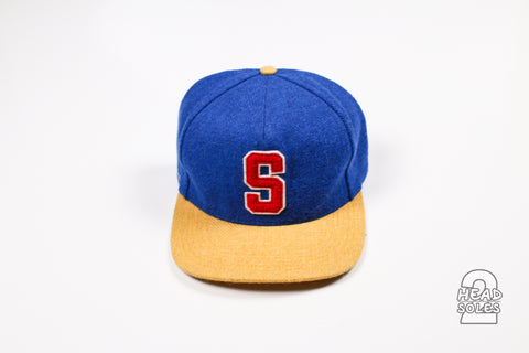 Supreme Snapback Hat "Blue S Felt"