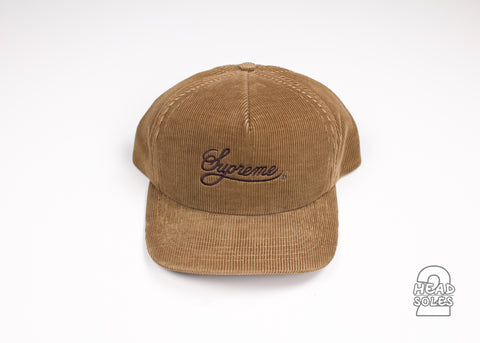 Supreme Hat "Corduroy Script Logo"