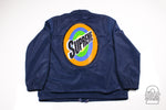 Supreme Navy Coaches Jacket "Spin Logo"