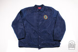 Supreme Navy Coaches Jacket "Spin Logo"