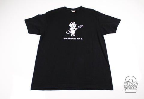 Supreme Black Tee "Devil"