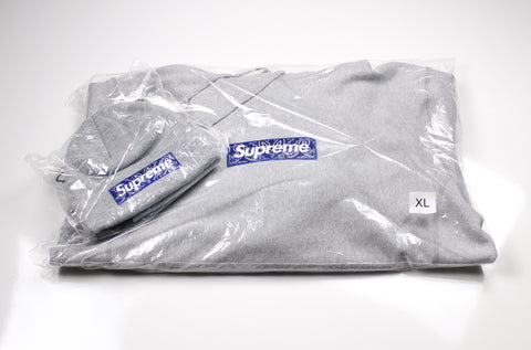 Supreme Box Logo Hoodie "Blue/Grey Bandana"