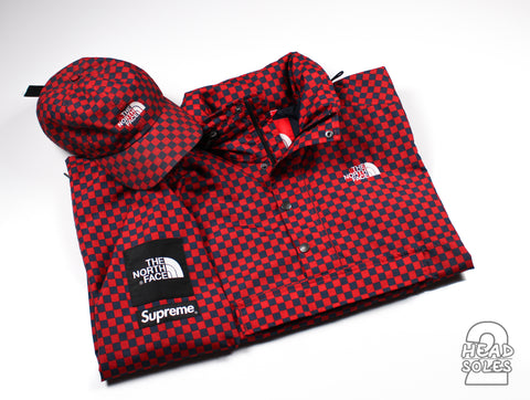 Supreme The North Face Mountain Windbreaker "Red Checkered"