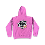 Chrome Hearts Matty Boy Hoodie "Purple Spiderweb"