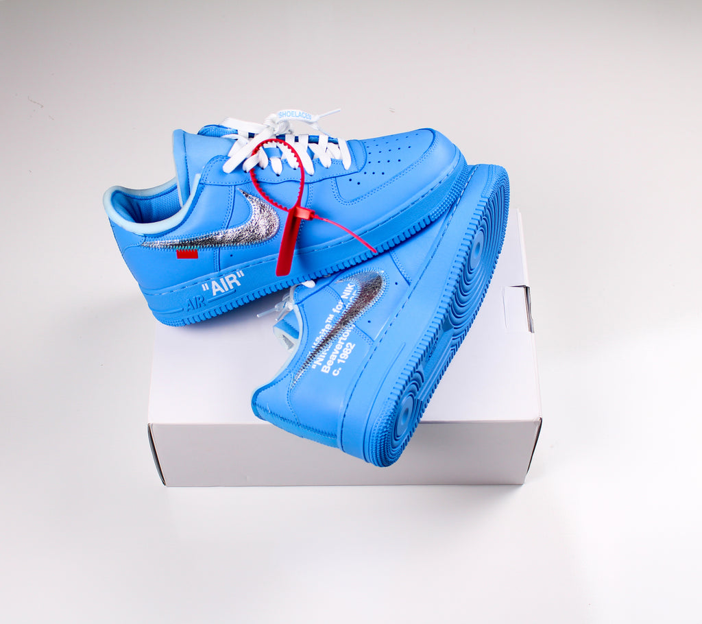 Nike Air Force 1 Low Off-White MCA University Blue – The Sole Society