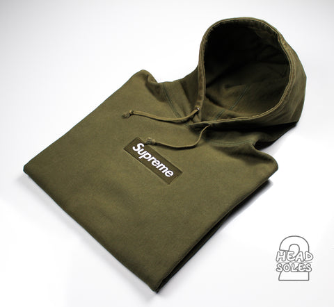 Supreme Box Logo Hoodie "Olive"