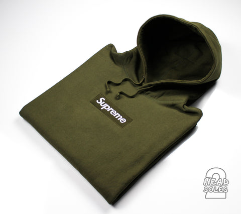 Supreme Box Logo Hoodie "Olive"