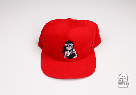 Supreme Snapback Hat "Red Les Miserables"