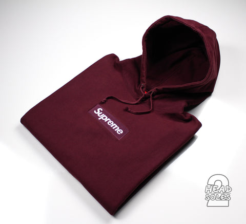 Supreme Box Logo Hoodie "Wine"